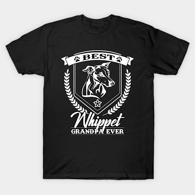 Whippet Grandpa T-Shirt by mohammadrezaabolghase